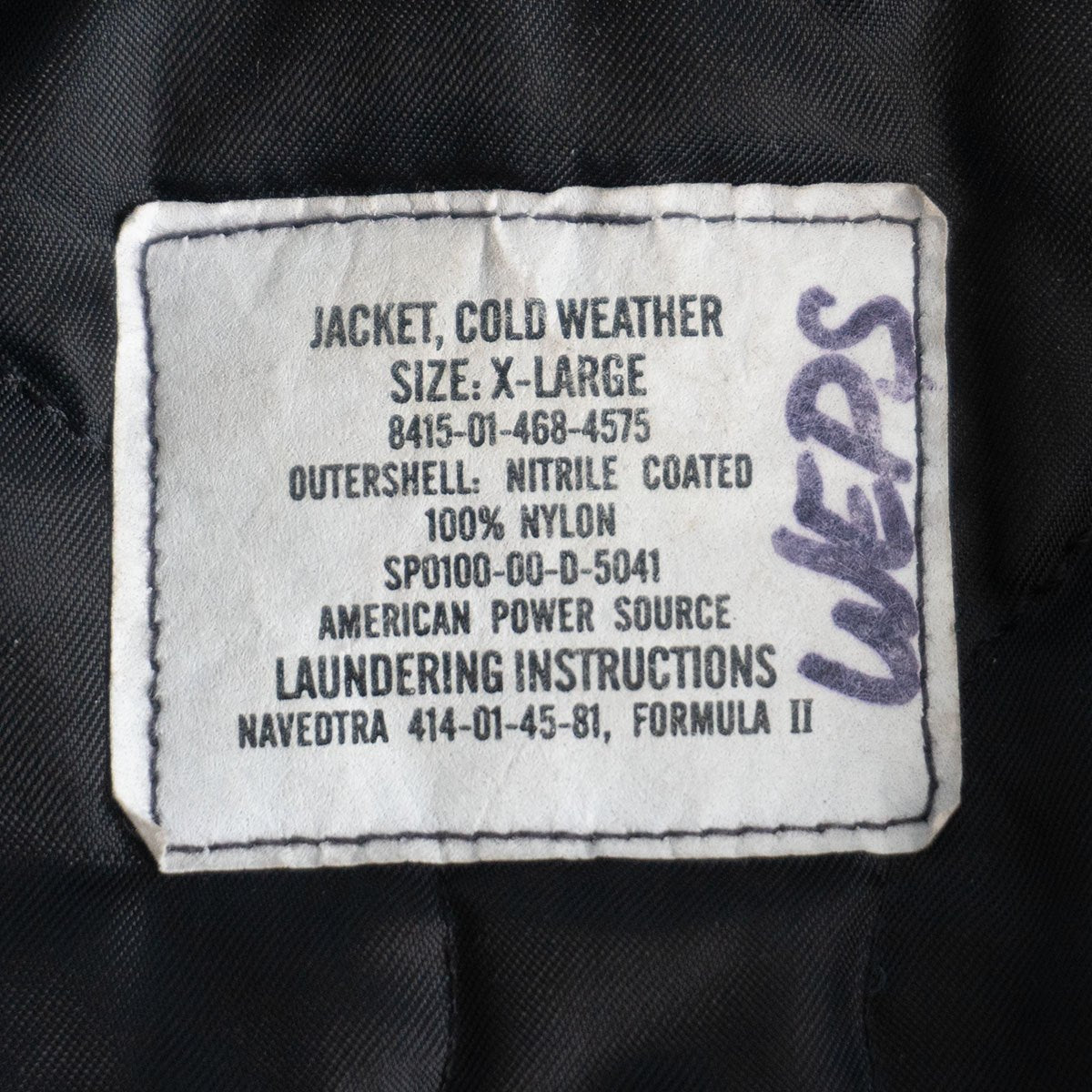 US NAVY 00s Shipboard Jacket Size XL