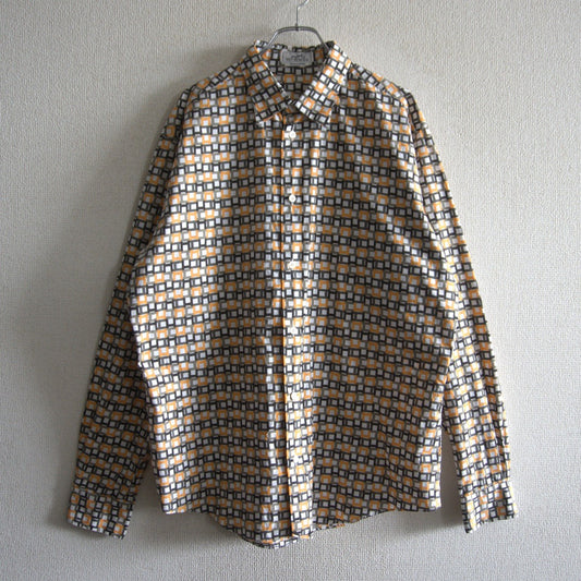 Hermes H Monogram Cotton Shirt Size 42