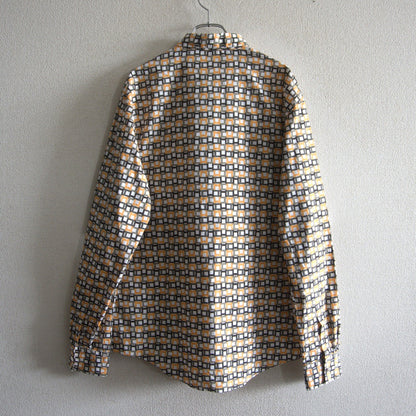 Hermes H Monogram Cotton Shirt Size 42