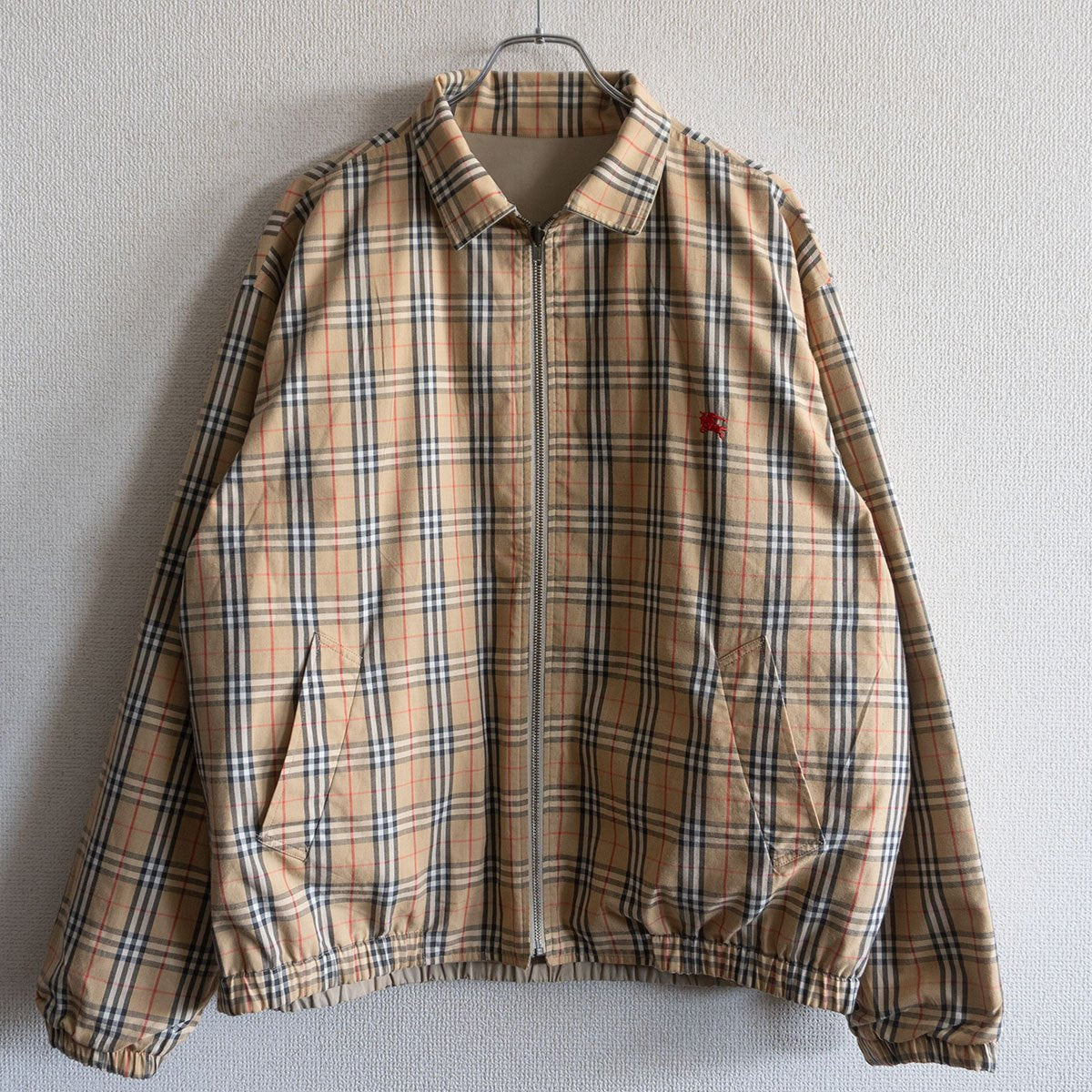 BURBERRYS 80s Reversible Nova Check Harrington Jacket Size L
