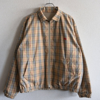 BURBERRYS 80s Reversible Nova Check Harrington Jacket Size L