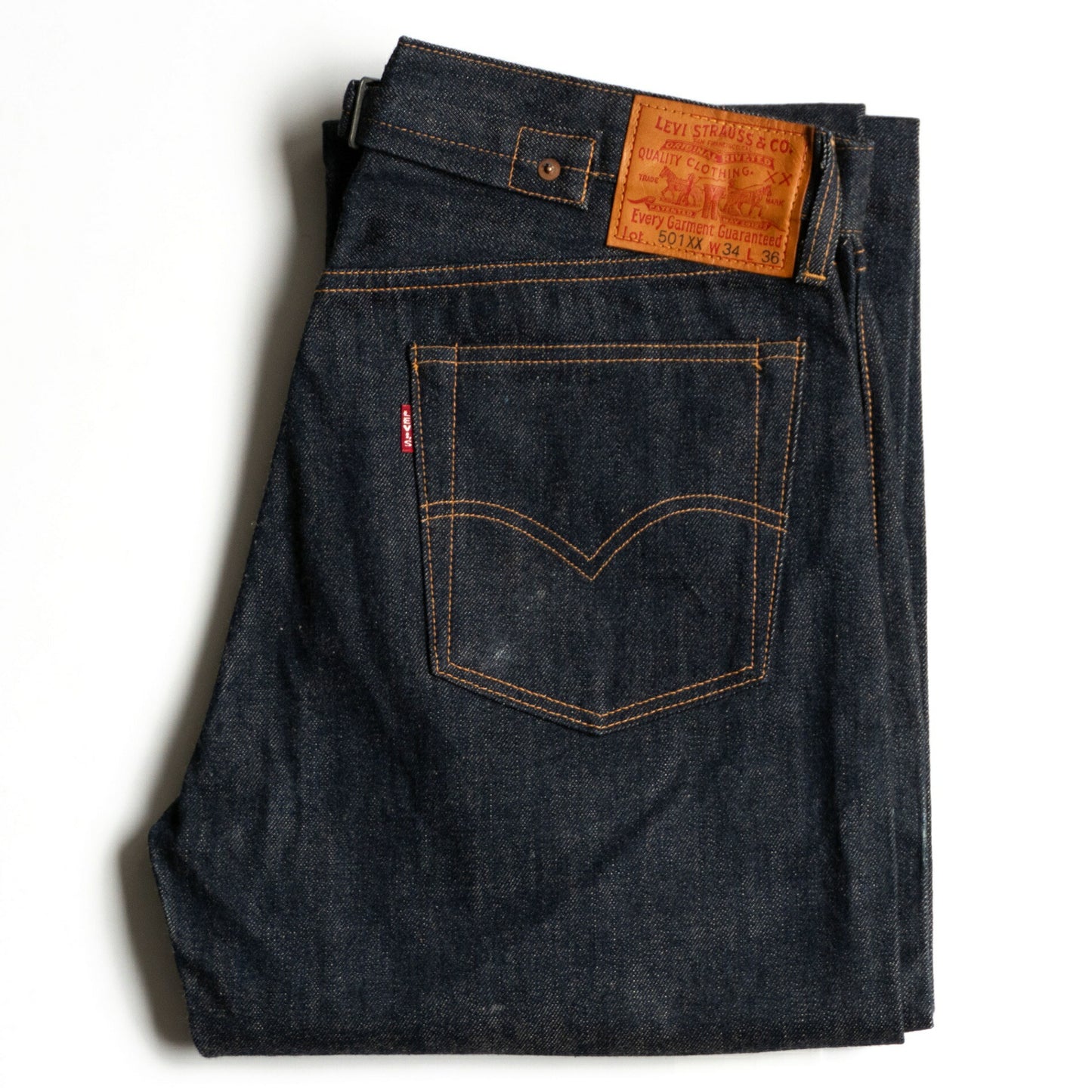 Levi's Vintage Clothing x DEAD STOCK 501XX Big E Jeans Denim Pants Size 34×36