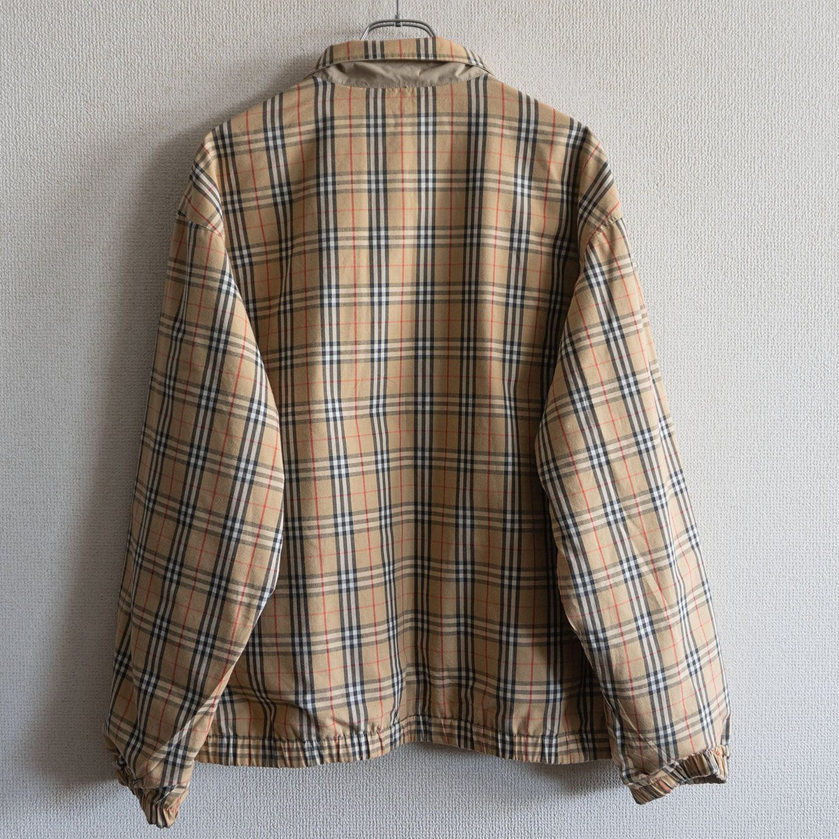 BURBERRYS 80s Reversible Nova Check Harrington Jacket Size L