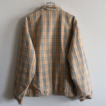 BURBERRYS 80s Reversible Nova Check Harrington Jacket Size L