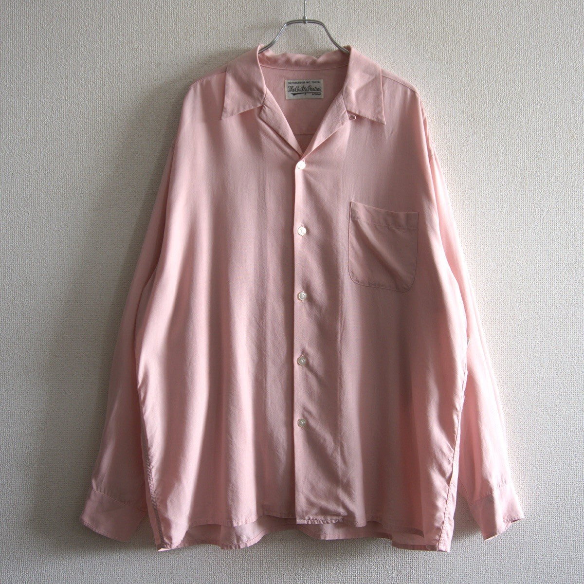 Wacko Maria 50s long open collar Shirt Size XL