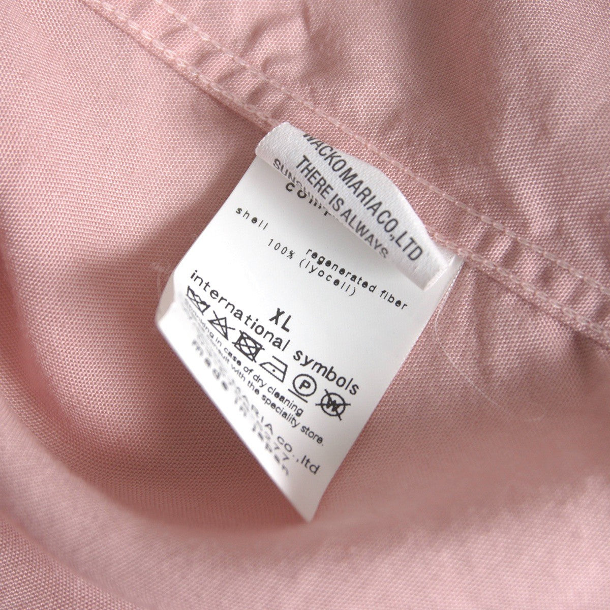 Wacko Maria 50s long open collar Shirt Size XL
