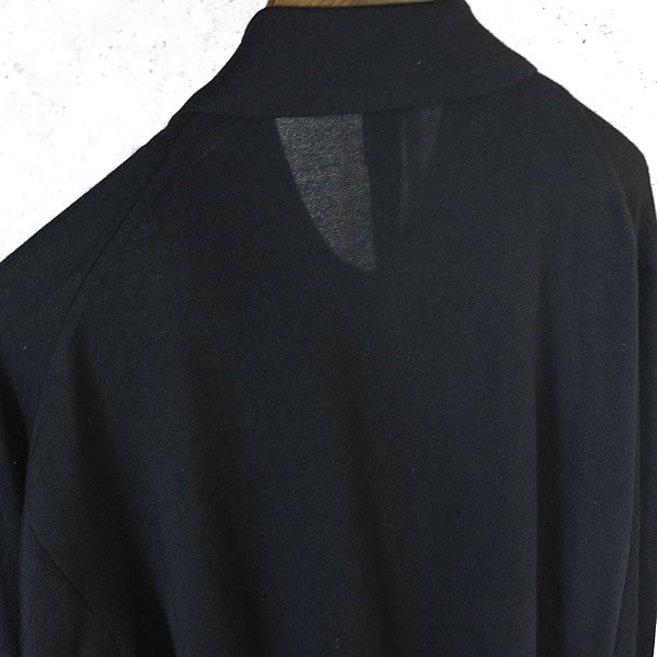 CHROME HEARTS Collared Cashmere Silk Patch Cardigan Size M