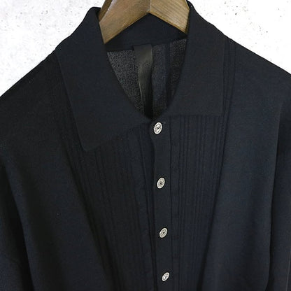 CHROME HEARTS Collared Cashmere Silk Patch Cardigan Size M