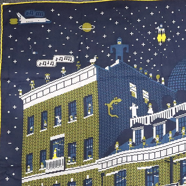 HERMES Carre 100 Madison Party Silk Scarf Size ONE SIZE