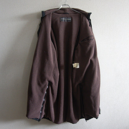 Giorgio Armani Hooded Coat Black Size 50
