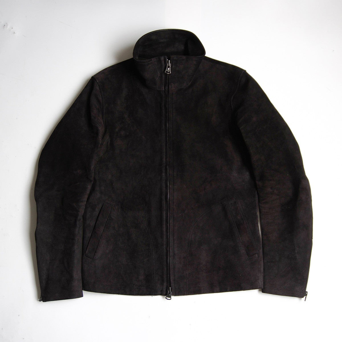 Isamu Katayama Backlash Suede single rider jacket Size 2