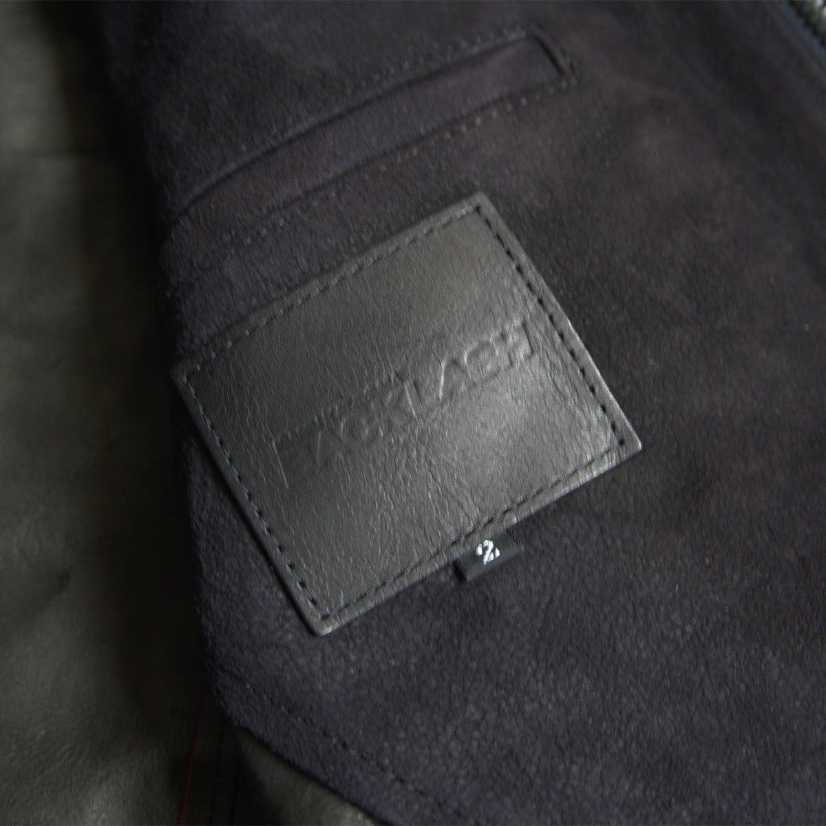Isamu Katayama Backlash Suede single rider jacket Size 2