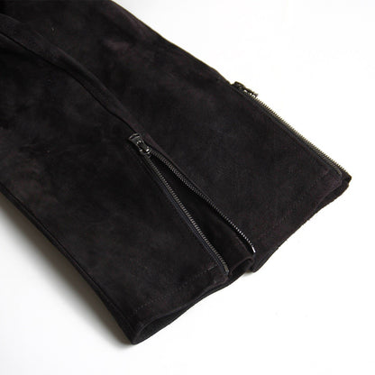 Isamu Katayama Backlash Suede single rider jacket Size 2