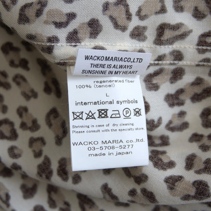 Wacko Maria Long Sleeve Hawaiian Camp Shirt Size L
