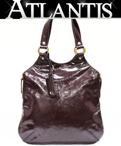 YVES SAINT LAURENT Metropolis Tote Brown Size ONE SIZE