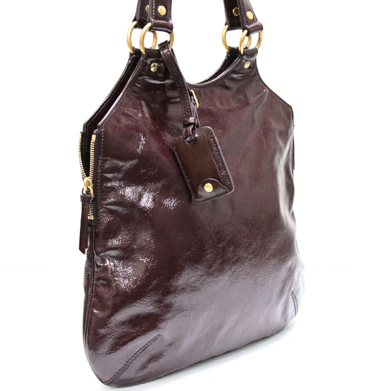 YVES SAINT LAURENT Metropolis Tote Brown Size ONE SIZE