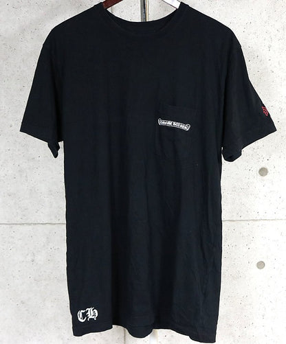 CHROME HEARTS Scroll Label USA T-Shirt Black Size XL