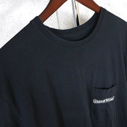 CHROME HEARTS Scroll Label USA T-Shirt Black Size XL