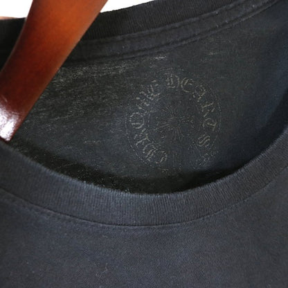 CHROME HEARTS Scroll Label USA T-Shirt Black Size XL