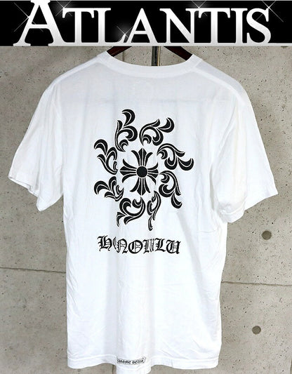 CHROME HEARTS Honolulu Horseshoe CH T-Shirt White Size L