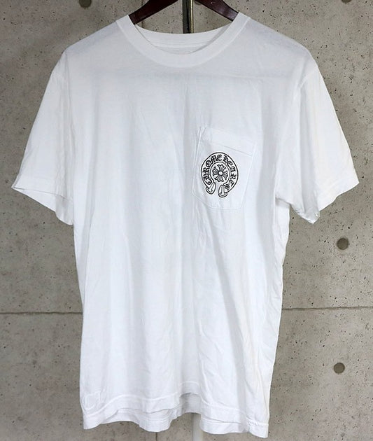 CHROME HEARTS Honolulu Horseshoe CH T-Shirt White Size L
