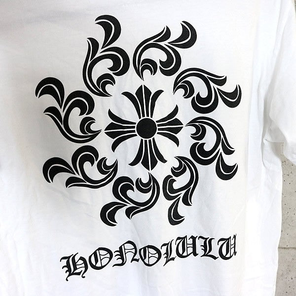 CHROME HEARTS Honolulu Horseshoe CH T-Shirt White Size L