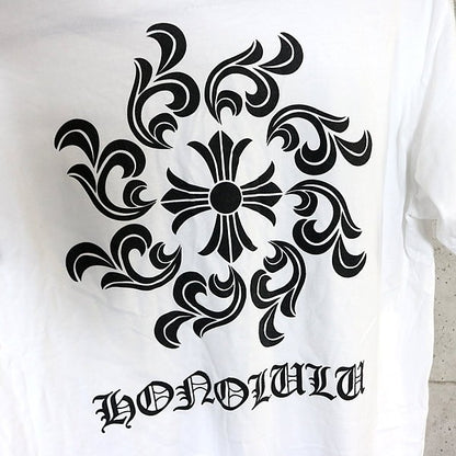 CHROME HEARTS Honolulu Horseshoe CH T-Shirt White Size L