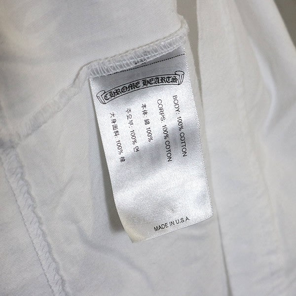 CHROME HEARTS Honolulu Horseshoe CH T-Shirt White Size L