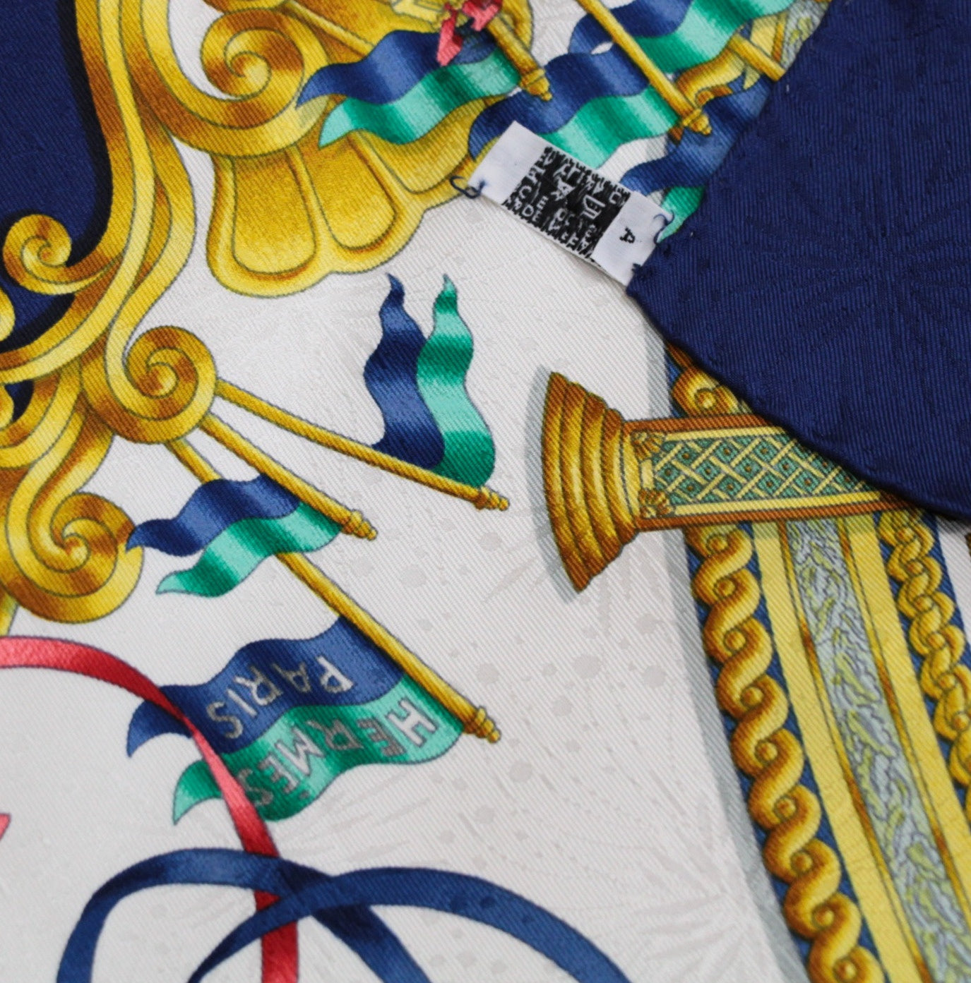 HERMES Carré 90 Luna Park Silk Scarf Blue Size ONE SIZE