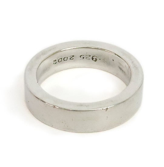 CHROME HEARTS Plain 6mm Spacer Ring Silver 925 Size ONE SIZE