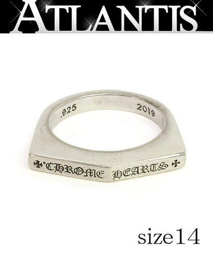CHROME HEARTS CH Logo Stack Ring Silver 925 Size ONE SIZE