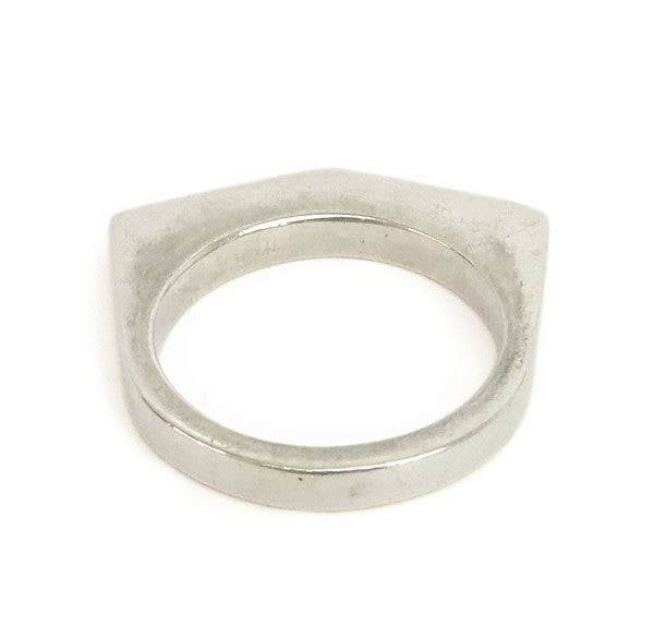 CHROME HEARTS CH Logo Stack Ring Silver 925 Size ONE SIZE