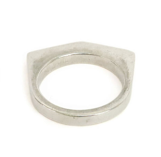 CHROME HEARTS CH Logo Stack Ring Silver 925 Size ONE SIZE