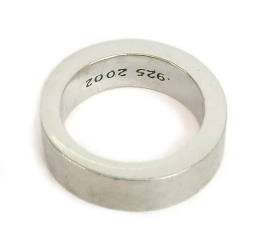 CHROME HEARTS Plain 6mm Spacer Ring Silver 925 Size ONE SIZE