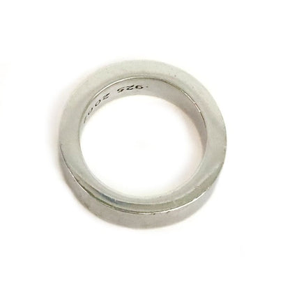 CHROME HEARTS Plain 6mm Spacer Ring Silver 925 Size ONE SIZE