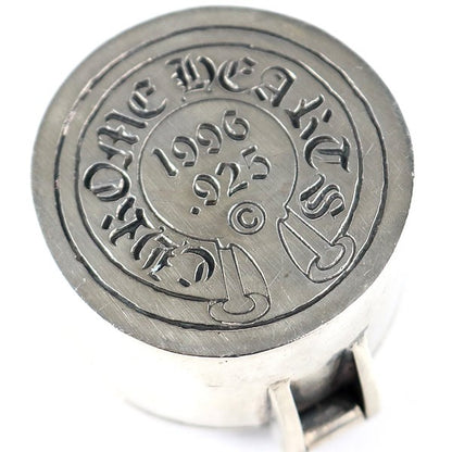 CHROME HEARTS Floral Silver Candle Holder