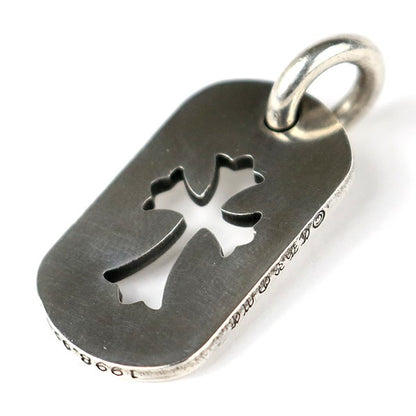 CHROME HEARTS Small Cutout Cross Silver 925 Size ONE SIZE