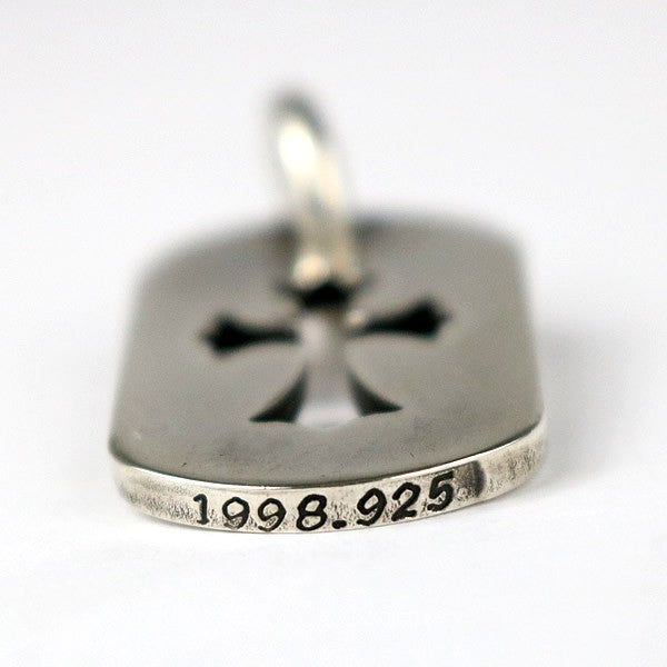 CHROME HEARTS Small Cutout Cross Silver 925 Size ONE SIZE