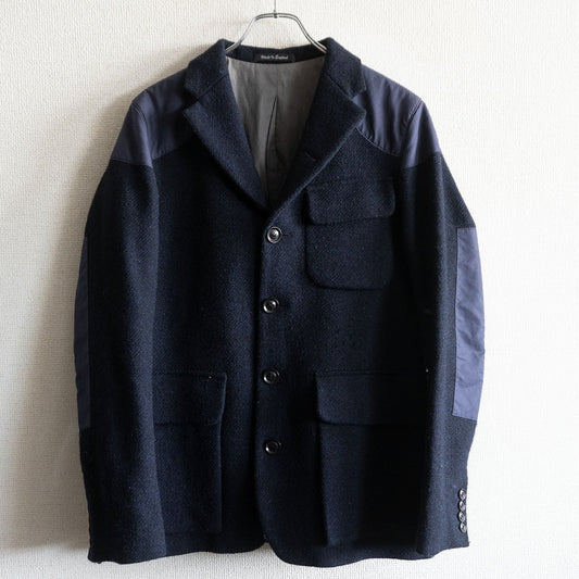 NIGEL CABOURN Mallory Harris Tweed Ventile Jacket Size S