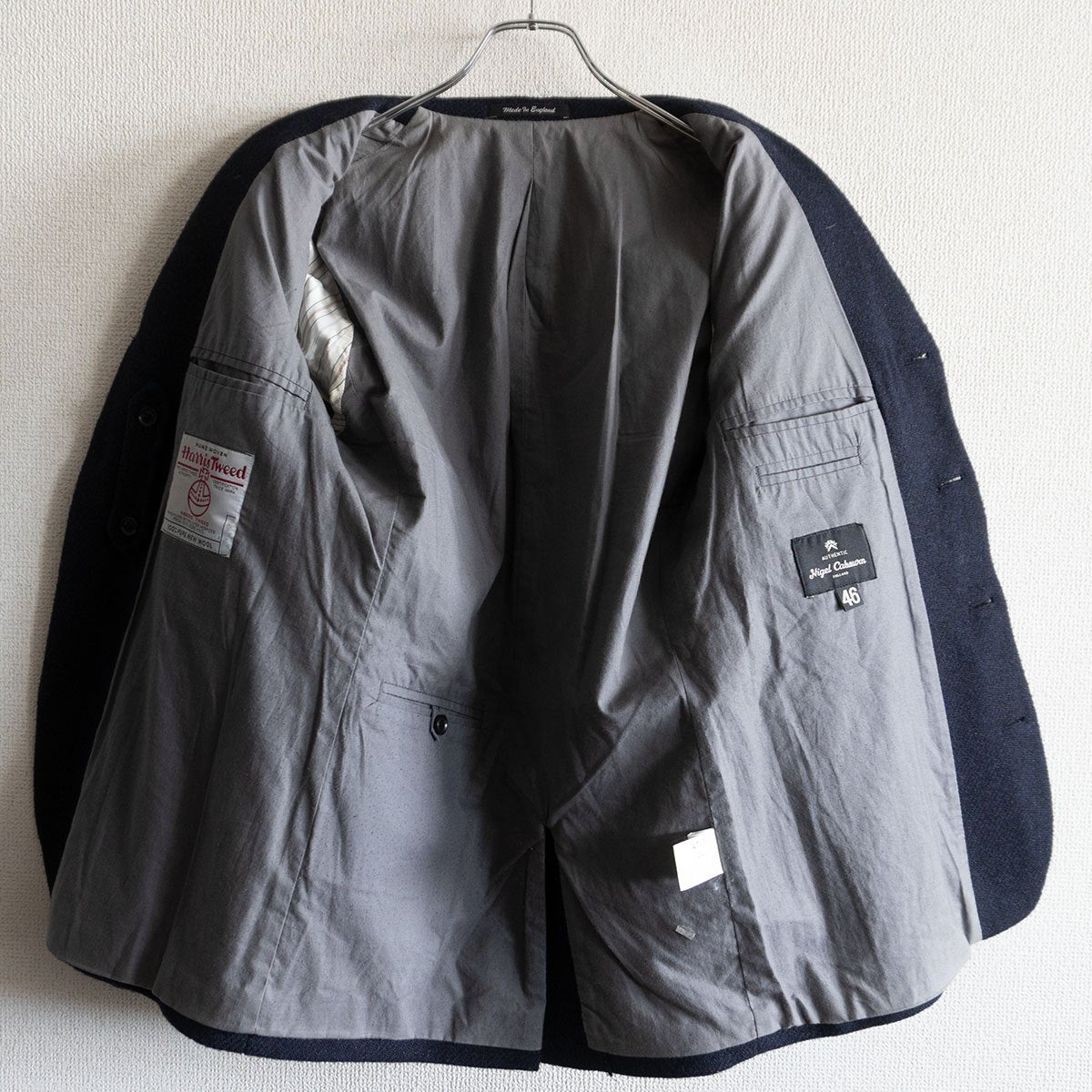 NIGEL CABOURN Mallory Harris Tweed Ventile Jacket Size S