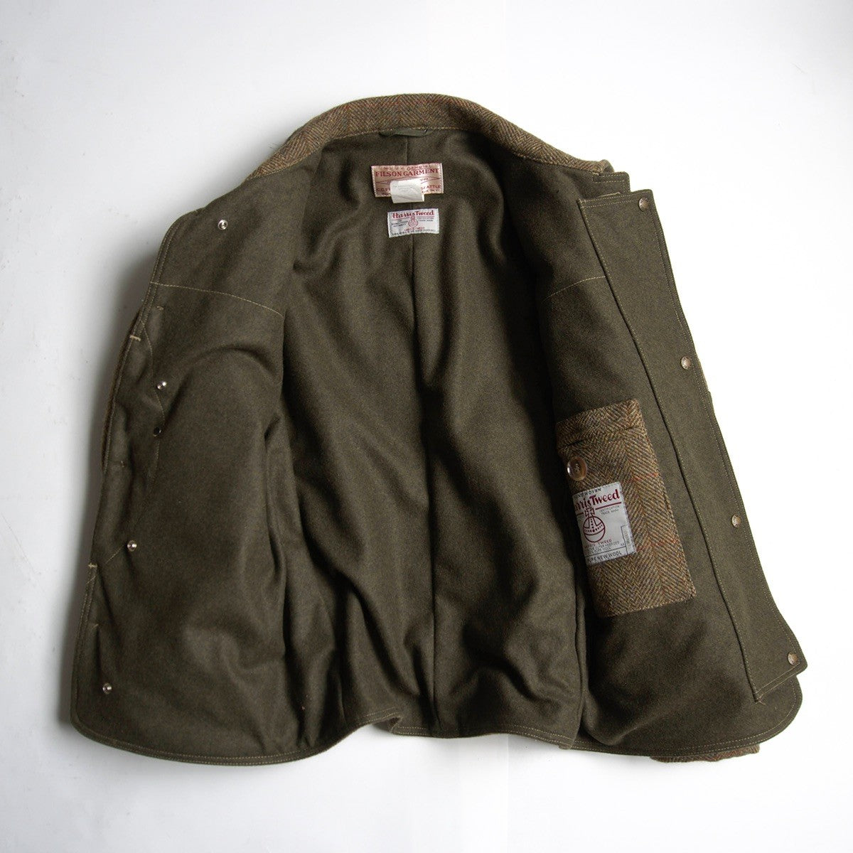 FILSON ITALY COLLECTION 2936/Harris Tweed Hunting Jacket Size 36