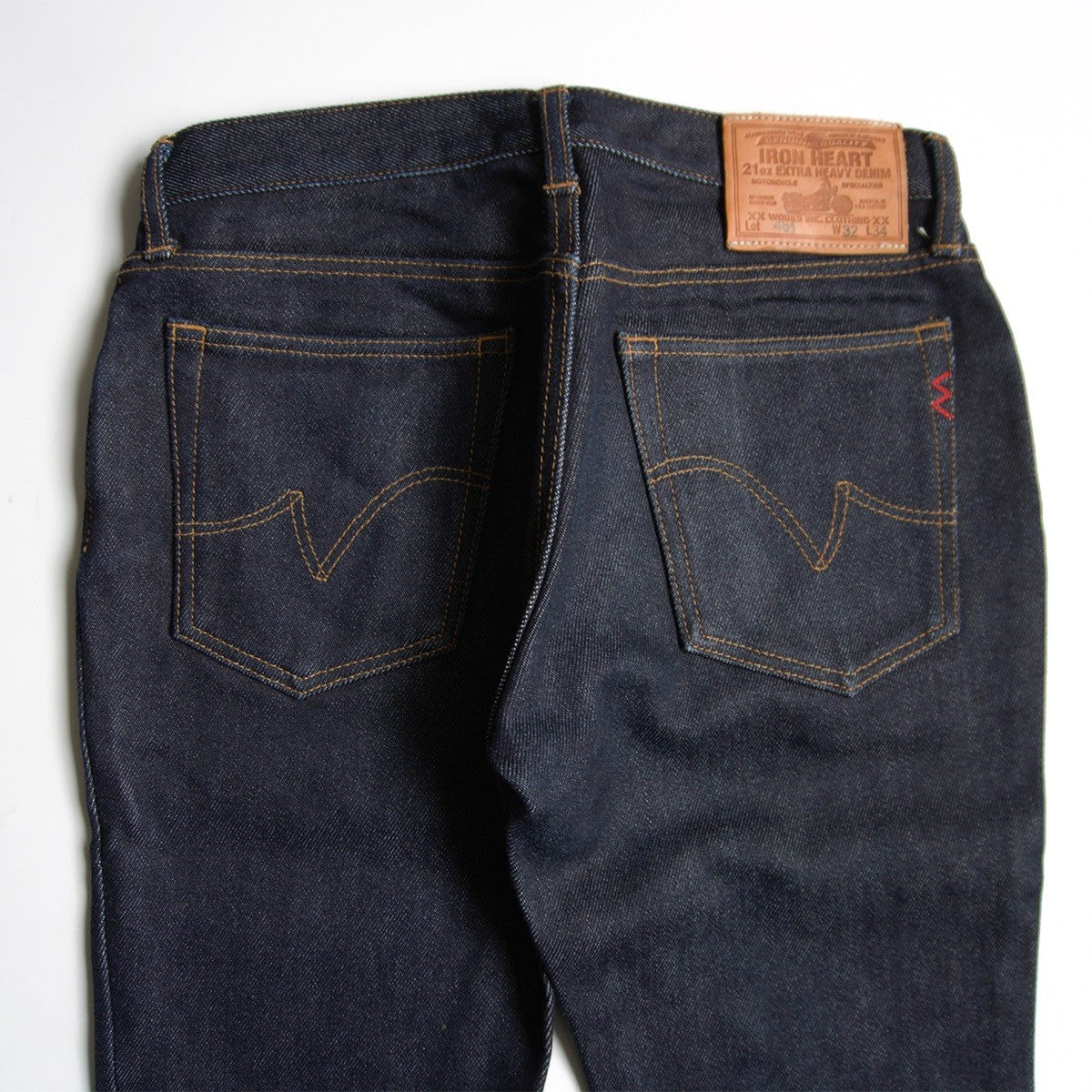 Iron Heart x LOT LOT 461 21oz EXTRA HEAVY DENIM Pants Size 32×34