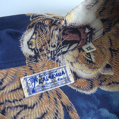 Sun Surf Hundred Tigers Aloha Shirt Size XXL