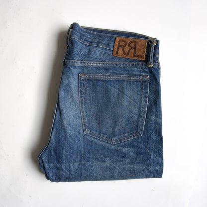 RRL x GRANDFALL WASH SLIM NARROW JEANS Denim Pants Size 36×32
