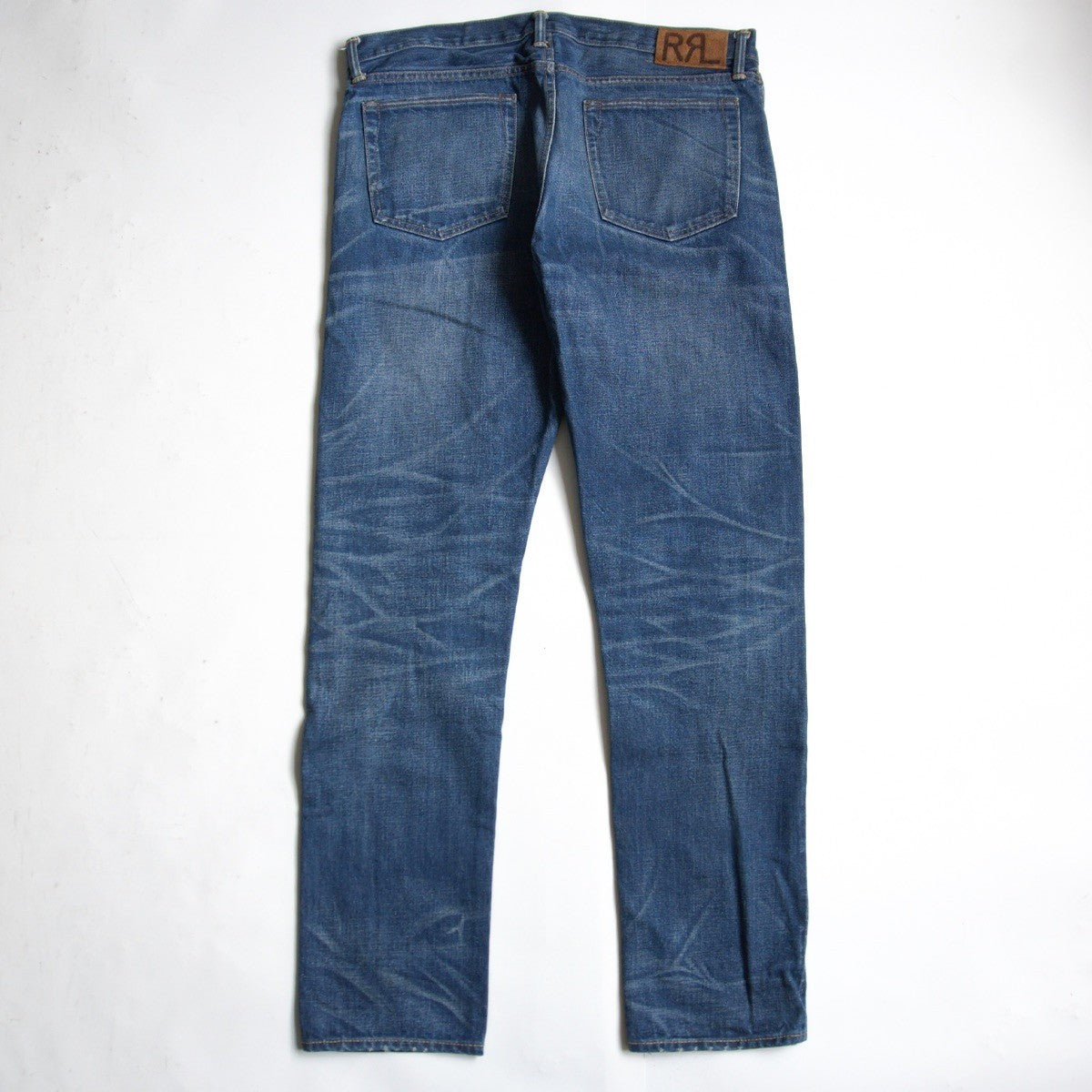 RRL x GRANDFALL WASH SLIM NARROW JEANS Denim Pants Size 36×32