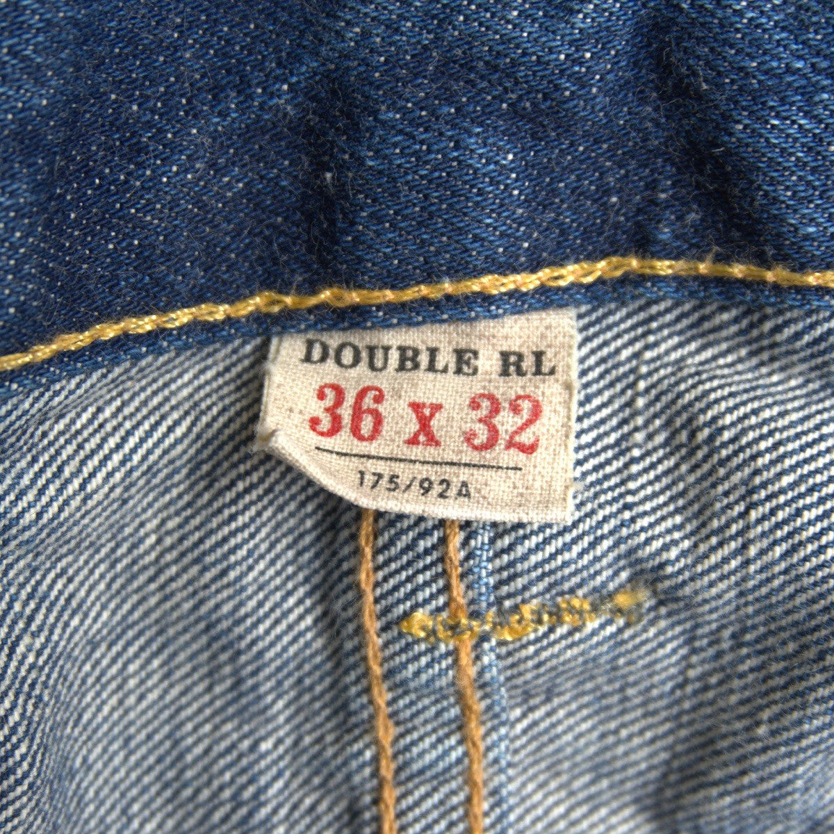 RRL x GRANDFALL WASH SLIM NARROW JEANS Denim Pants Size 36×32