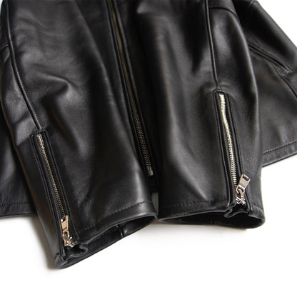 BEAUTY&YOUTH Lambskin Single Rider Jacket Size XL