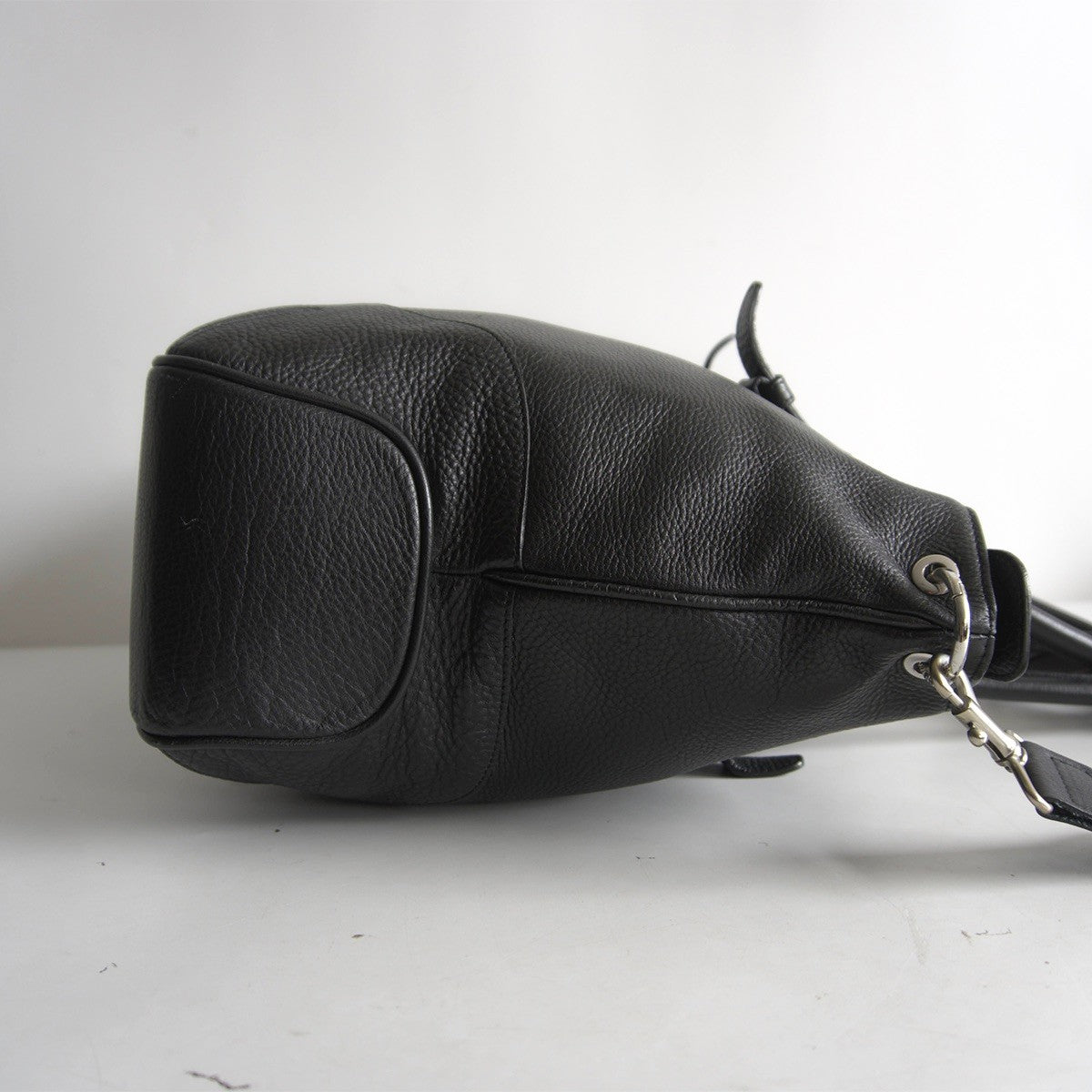 PELLE MORBIDA Convertible Tote Bag Black