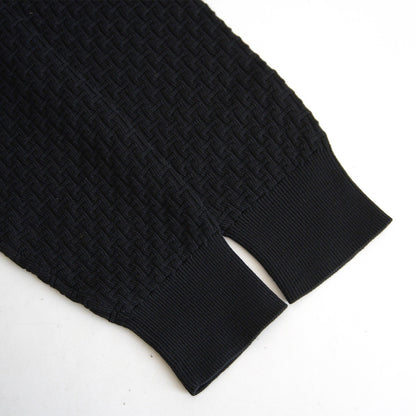 HERMES H-Pattern Jacquard Wool Knit Made in Italy Size L