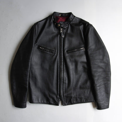 Schott Single Rider Jacket Black Size 40